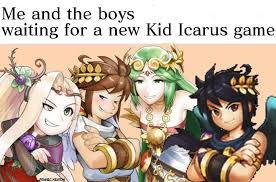 Pin By Tokyosushi The Weeb On T H I C C Memes Icarus Game Kid Icarus Kid Icarus Uprising