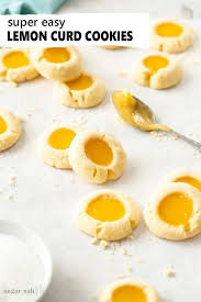 Lemon Curd Cookies Recipe In 2020 Lemon Cookies Easy Thumbprint Cookies Recipe Cookies Recipes Chocolate Chip