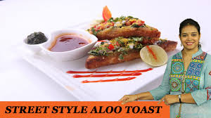 Street Side Aloo Toast Mrs Vahchef Youtube