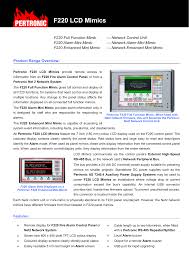 F220 Lcd Mimics Manualzz