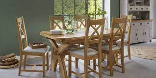 Order a new set of dining room chairs for you home today! Oak Wooden Dining Table Sets Oak Furnitureland