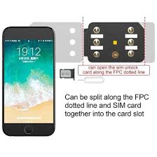 Utilize the sim eject tool (or paperclip) to unlock the tray by inserting it into the provided slot. R Sim 14 V18 Ultra Universal Iccid Sim Unlock Card For Iphone X Xs Xr Xs Max 8 8 Plus 7 7 Plus Flutter Shopping Universe