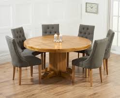 Check spelling or type a new query. Torino 150cm Solid Oak Round Pedestal Dining Table With Pacific Fabric Chairs