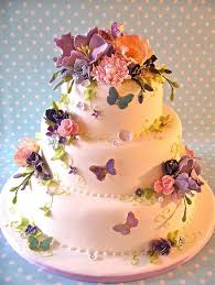 Pink Purples Fleur Purple Butterfly Cake Butterfly Cakes Cake