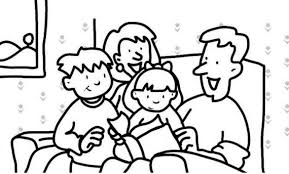 Resultado de imagen para imagenes de familias animadas para dibujar. Dibujos De Familias Felices Para Pintar Colorear Imagenes