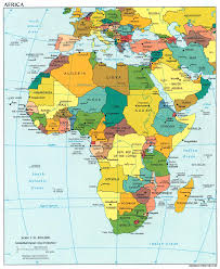 Gamesageddon stock afrika politische karte (beschriftet). Landkarte Afrika Politische Karte Bunt Weltkarte Com Karten Und Stadtplane Der Welt