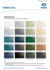Colour Charts Benbow Steels Ltd