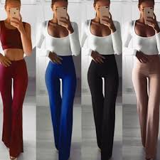 5 out of 5 stars. Women Fashion Long Pants Casual Wide Leg Bell Bottom Legging Solid Elasticity Leggings Bell Bottoms Pants Wish