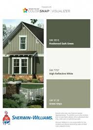 Pin By Pamela Day On Improving Your Space Green Exterior House Colors House Paint Exterior Green House Exterior