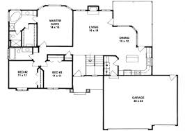 Types of two bedroom floor plans to choose from. Craftsman Style House Plan 3 Beds 2 Baths 1540 Sq Ft Plan 58 180 Houseplans Com