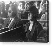 Roscoe Fatty Arbuckle And His Wife Doris by Bettmann