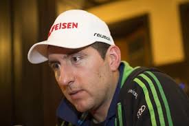 Former Skiracer William Besse Switzerland Speaks Editorial Stock Photo