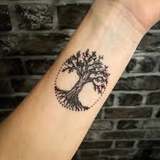 Par exemple un tatouage arbre de vie réalisé à l intérieur d un cercle renvoie tätowieren tatouages 2017 trend geometric tattoo arbre de vie. Tatouage Arbre De Vie Significations