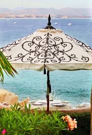 Hedge Row Hand Painted Umbrellas Painted Patio Patio Umbrella