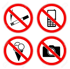 A totally non commercial website. Illustration Of Four Prohibited Signs Royalty Free Cliparts Vectors And Stock Illustration Image 14788417