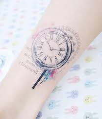 Here are a few possible meanings for the compass and clock tattoo. Clock Tattoo Tattoo Insider Tattoos For Women Watch Tattoos Ankle Tattoos For Women