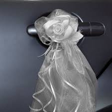 Hochzeitsdeko Auto Rose 2 St Weiss Hochzeitsdeko Auto Hochzeitsdeko Autodeko Hochzeit