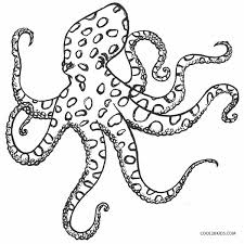 Welcome to the joyful and fun octopus coloring pages! Printable Octopus Coloring Page For Kids