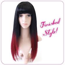 Human hair extensions weft half head 65grams diy weave, clip in remy hair. How To Cut Fringe Bangs On Weave And Wigs