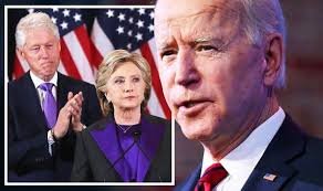 Bush and bill clinton on jan. Joe Biden S Brutal Swipe At Hillary And Bill Clinton Exposed On Inauguration Day World News Express Co Uk