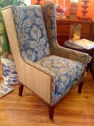 Two Fabric Chair Wing Chair Upholstery Upholstered Furniture Upholstered Chairs