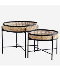 petite table basse en cannage table basse table basse ronde petite table basse