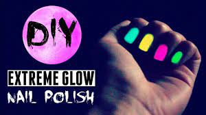 | nail art design compilation using household items! Diy Glow In The Dark Nail Polish Better Than Store Bought ï¾Ÿ Youtube