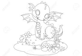 But along with these obviously. Cute Baby Dragon Cartoon Drawing To Color Royalty Free Cliparts Vectors And Stock Illustration Image 153090163