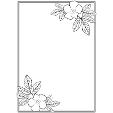 21 images of simple flower border designs for a4 paper. Simple Flower Border Design For A4 Size Paper Novocom Top
