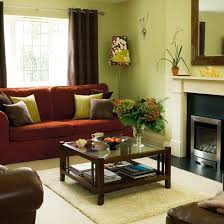 These living room ideas have minimal time investment. Detached 1940s House House Tour Ideal Home Ideal Home Green Walls Living Room Living Room Green Maroon Living Room