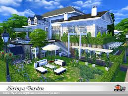 Autaki S Sirinya Garden Sims House Sims 4 Sims House Design