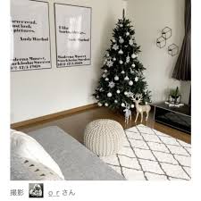 リビング モノトーンに憧れて 海外インテリアに憧れる ホワイト化計画 ホワイトインテリア などのインテリア実例 2016 11 27 19 46 36 roomclip ルームクリップ インテリア 収納 インテリア クリスマスツリー