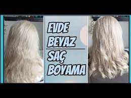 Evde Beyaz Saclari Boyamak Hangi Boya Beyaz Saclar Icin Uygundur Sari Sac Youtube