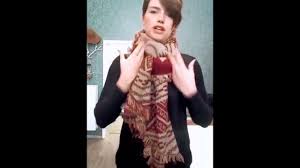 So binden sie den schal richtig. Wie Binde Ich Einen Dicken Schal Fur Den Winter Youtube