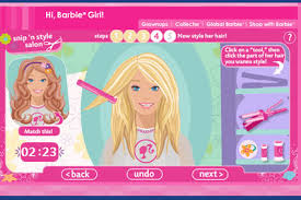 Puedes cortar, peinar, hacer mechas. Venta Pagina De Juegos De Barbie En Stock
