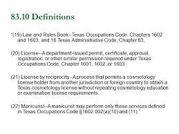 Law Rules Section2 7 Continuing Education Administration Definitions