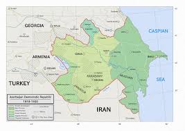 Administrative map of nagorny karabakh (artsakh). Azerbaijan Democratic Republic Wikiwand