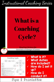 Coaching Cycle What Is It And How Do I Conduct One Always A Lesson Coaching Teachers Instructional Coaching Literacy Coaching
