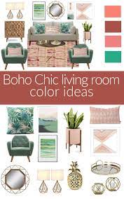 Color Salmon Codes Color Scheme Boho Chic Living Room Chic Living Room Living Room Decor Modern