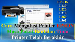 Reset Printer Epson L360 Masa Pakai Bantalan Tinta Printer Telah Berakhir Working 100 Youtube