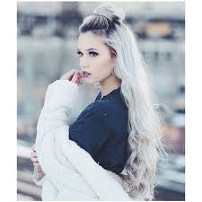Medium length is the most universal one, especially when it comes to thin hair, and you can make lots of cool hairstyles even if you wish your hair was much thicker. Long White Silver Hair Novocom Top