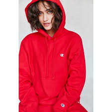 Champion Uo Reverse Weave Hoodie Sweatshirt 65 Liked On Polyvore Featuring Tops Hoodies Sweatshirt Hoodies H Champion Clothing Red Hoodie Sweatshirts