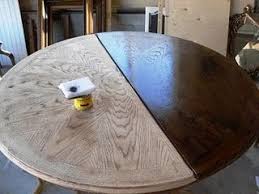 Staining An Oak Table Top Dining Table Makeover Oak Table And Chairs Painted Kitchen Tables