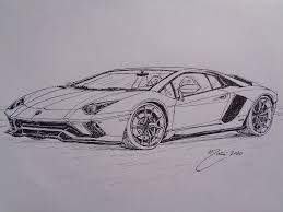 Lamborghini Aventador Dessin Au Marqueur Par Joan Mane Lamborghini Aventador Huracan Lamborghini Marqueur