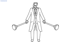 Skibidi Toilet Coloring Pages | 30 Free Coloring Pages