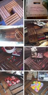 41 of the best ways to repurpose old wooden crates. Vintage Wine Crate Coffee Table Cute Diy Projects