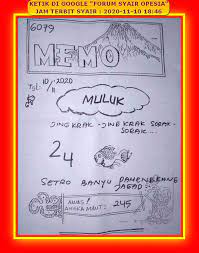 1 New Message Kode Syair Hongkong 10 November 2020 Forum Syair Togel Hongkong Singapura Sydney