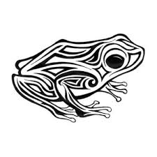 Black And White Frog Tattoo Designs Simple Tribal Frog Tattoo Design Frog Tattoos Tribal Eye Tattoo