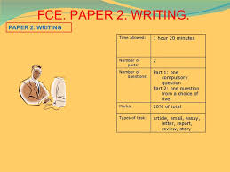 Fce Exam Format