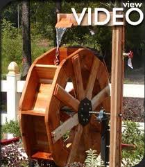 Custom Wooden Water Wheels Waterwheel For Home And Garden Hallster Water Wheels Diy Garden Fountains Water Wheel Water Wheel Generator